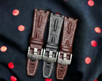 Leather Strap for Audemars Piguet AP Royal Oak Offshore 28mm