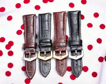 Genuine Leather Strap Fit for Patek Philippe Watch Strap replacement 19mm 20mm 21mm 22mm