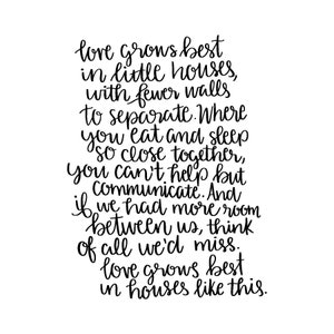 L'amore cresce meglio in Little Houses Digital SVG Download