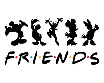 Free Free Friends Mickey Mouse Svg 642 SVG PNG EPS DXF File