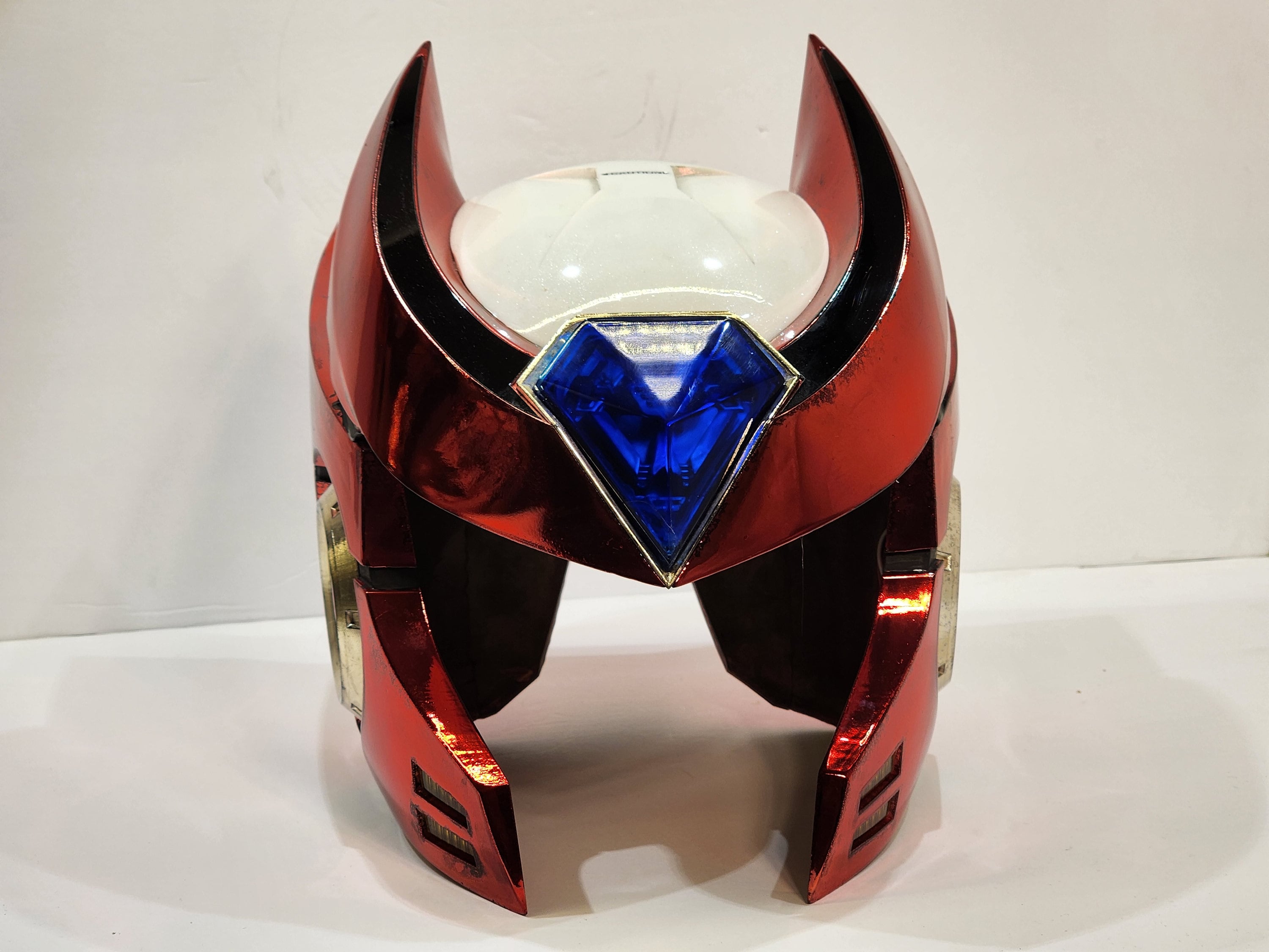 ゼロヘルメット ロックマンX クロームレッド - 完全点灯、1:1 ゼロヘルメット ロックマンX クロームレッド - 完全点灯、1:1