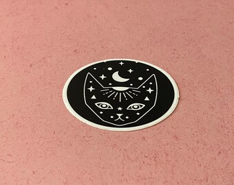 Cats are magic vinyl sticker, cat stickers, waterproof decal, trendy stickers, vinyl stickers