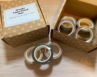 Washi Tape Mystery Box | 4 Rolls of Washi Tape