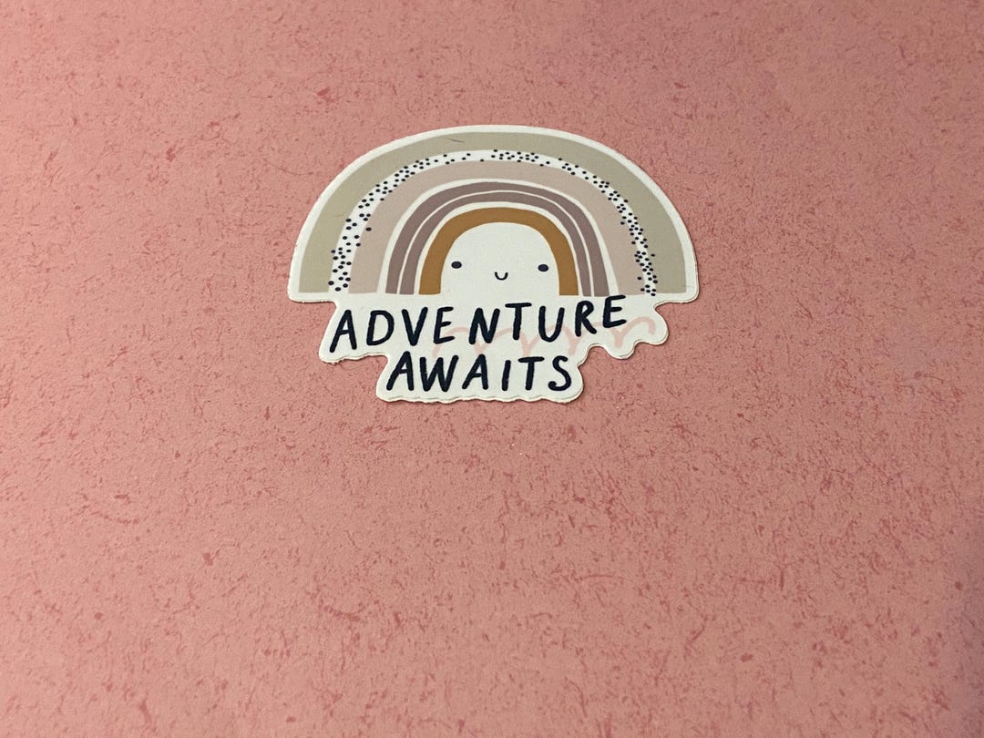 Adventure Awaits Vinyl Sticker | Vinyl Sticker | 3 Inch Sticker | 3 ...