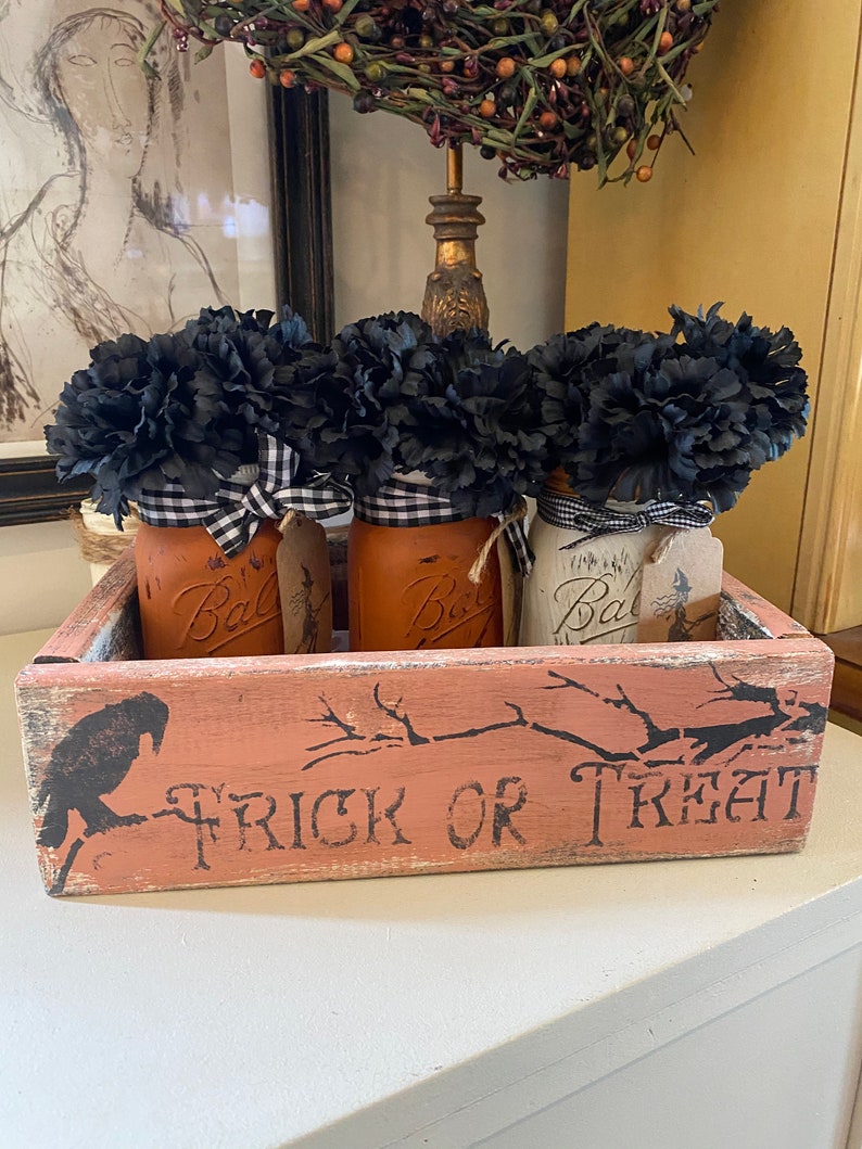 2 Orange Trick Ready Ship 12 Shabby, Black or Coral Salem Broom Company
