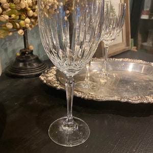 1 Day Ship! Vintage Schott Zwiesel Ceremony Crystal Water Wine Goblets Set of 5! Discontinued Ceremony Circa 1991-1993…