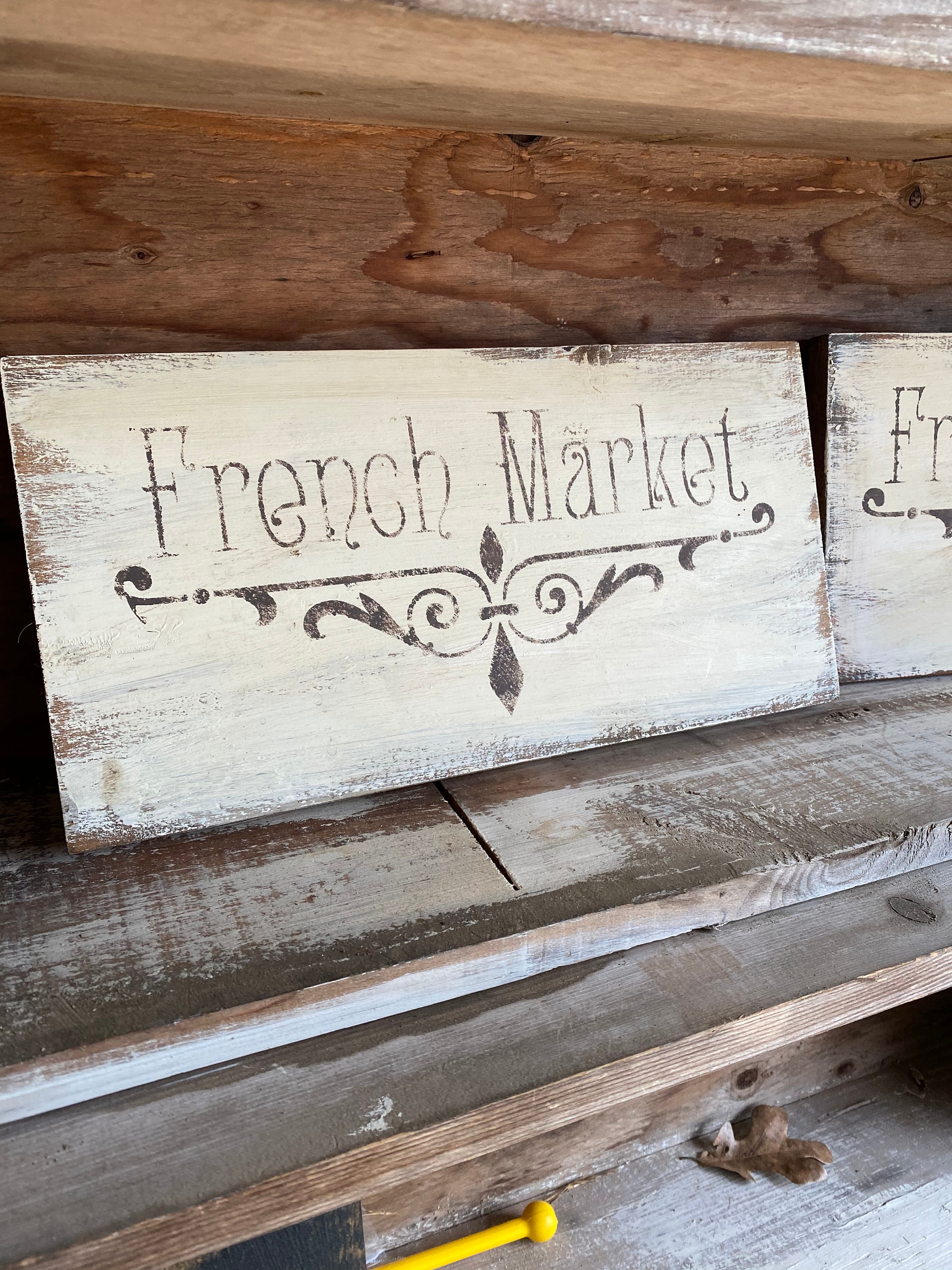 14x7.25 Vintage Advertising FRENCH Country, Shabby Chic Rustic ...