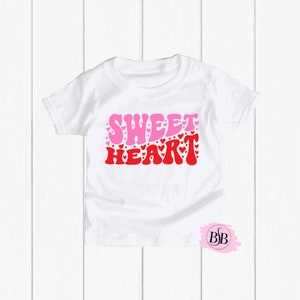 Sweet Heart Shirt, Cute Girl Valentines Shirt, Kid Valentine Shirt, Valentines Day Shirt, Valentine Shirt Girl, Toddler Valentines Day Shirt