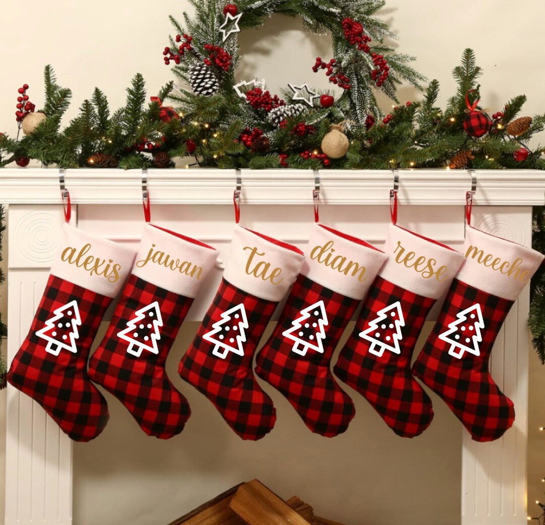 2023 Christmas Stocking Personalized Family Christmas Stockings With