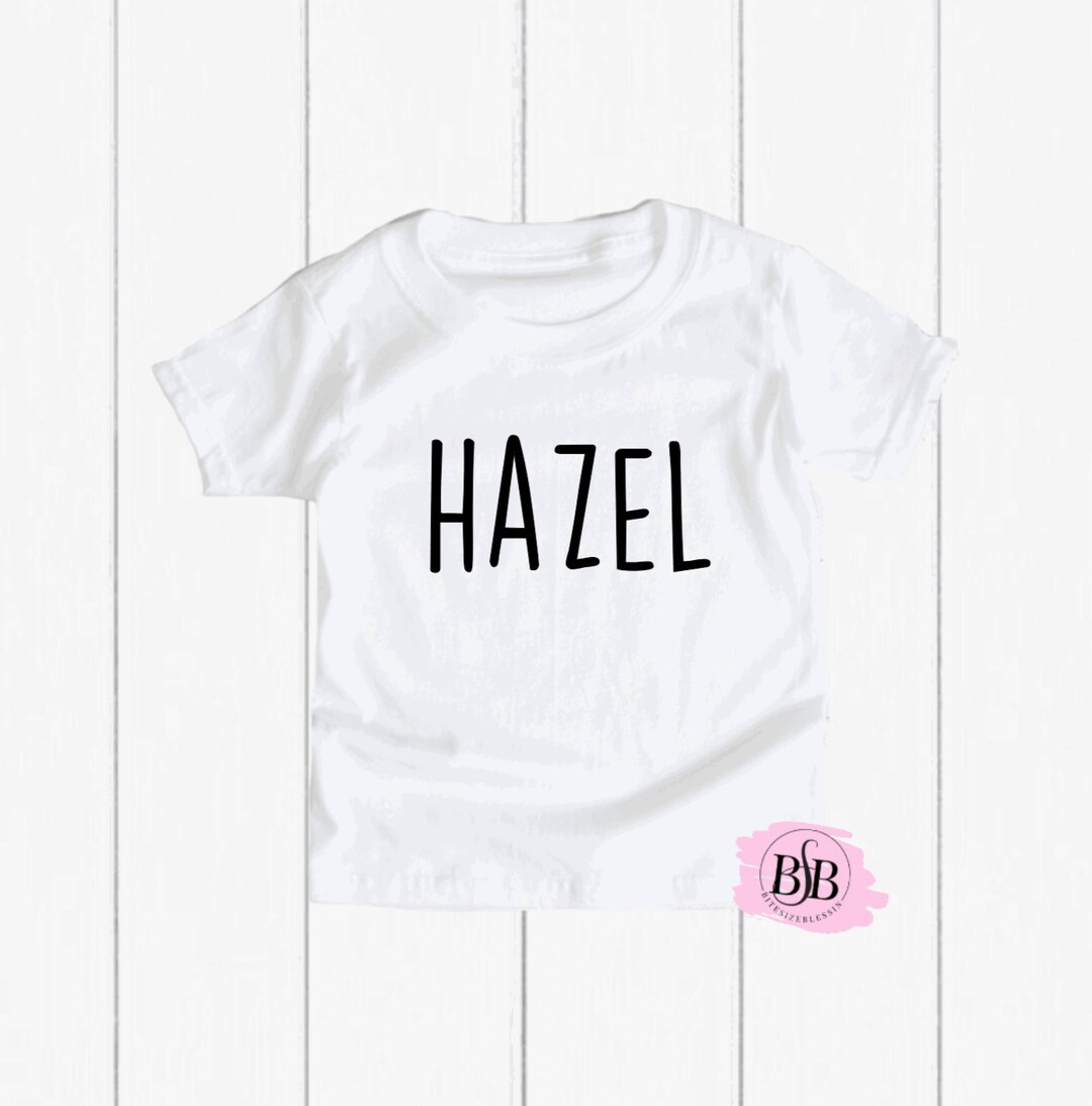 Monogrammed Children Shirts, Monogram Girls Shirt, Personalized Name ...