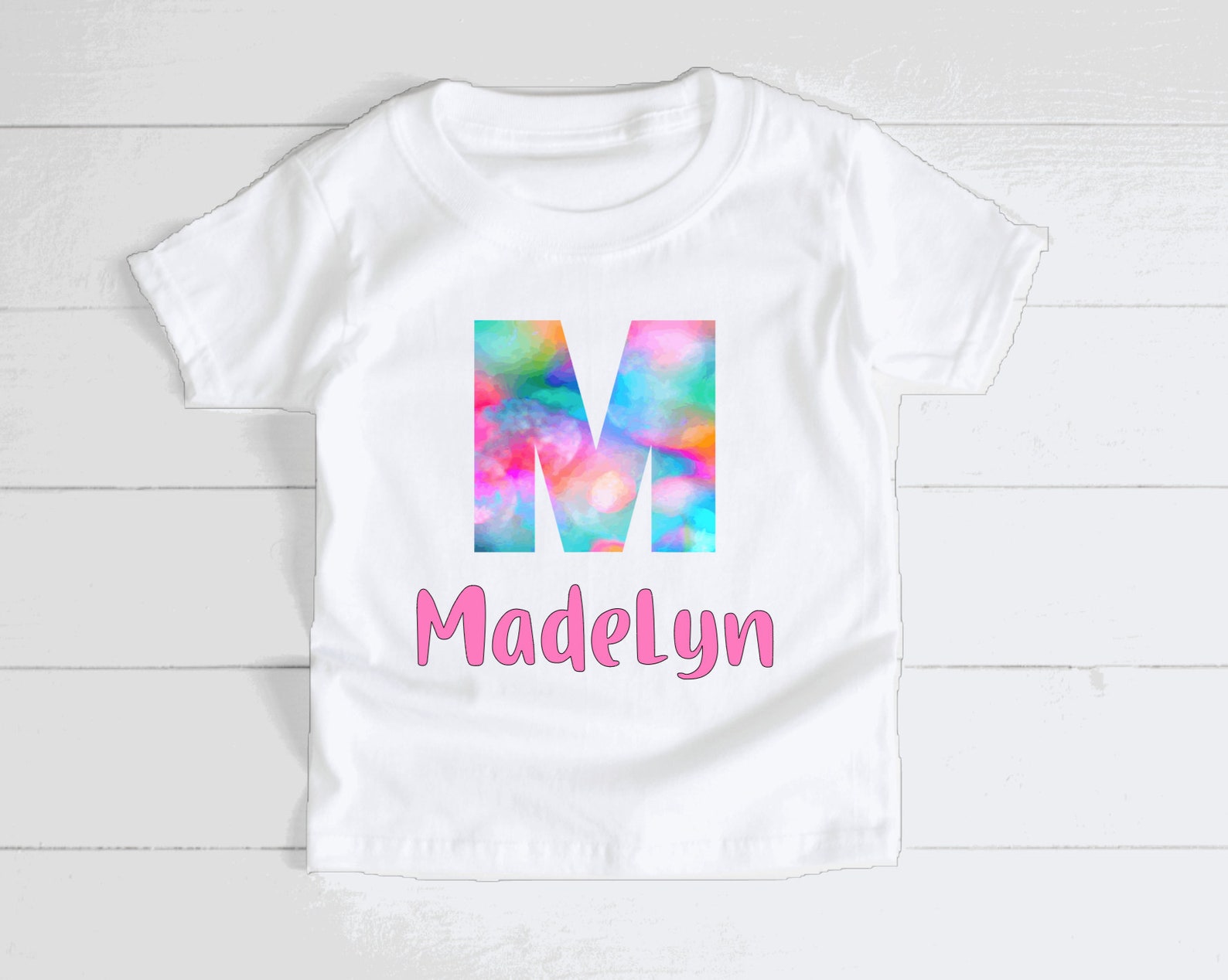 Personalized Name Girl Shirt Personalized Girl Name Kids Etsy