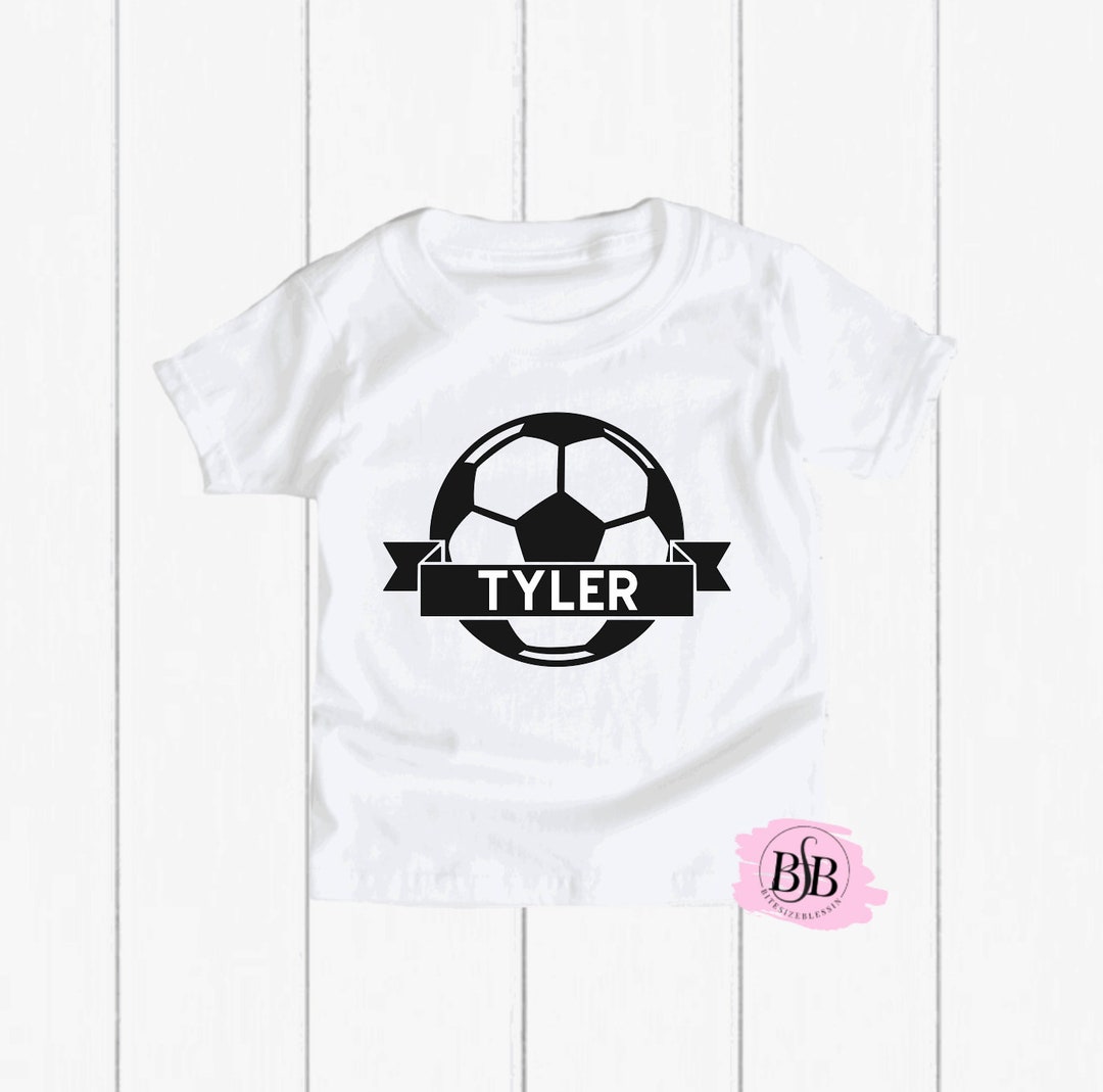 Personalized Soccer Shirt, Custom Toddler Soccer Ball Shirt, Toddler