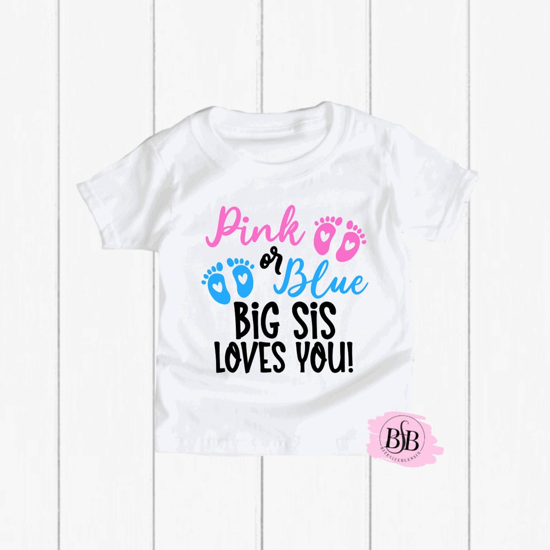 Gender Reveal Party Shirt, Gender Reveal Shirt, Pregnancy Announcement ...