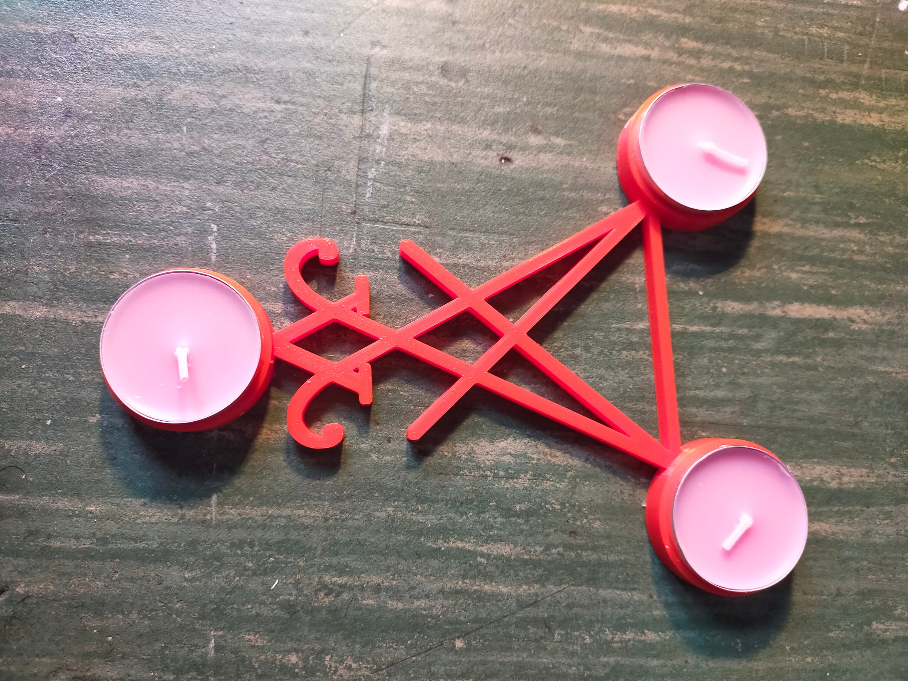 Bougeoir Lucifer 3 Bougies