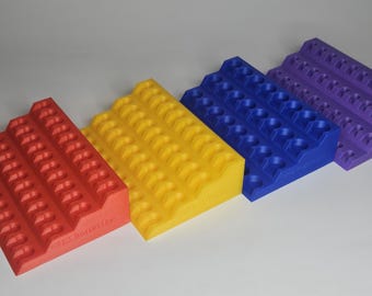 The "A-B-C" (Audiologist’s Battery Caddy) | 312, 13, 10, 675 Sizes | 3D-Printed Clinical Battery Organizer