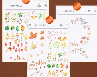 Fall Stickers set