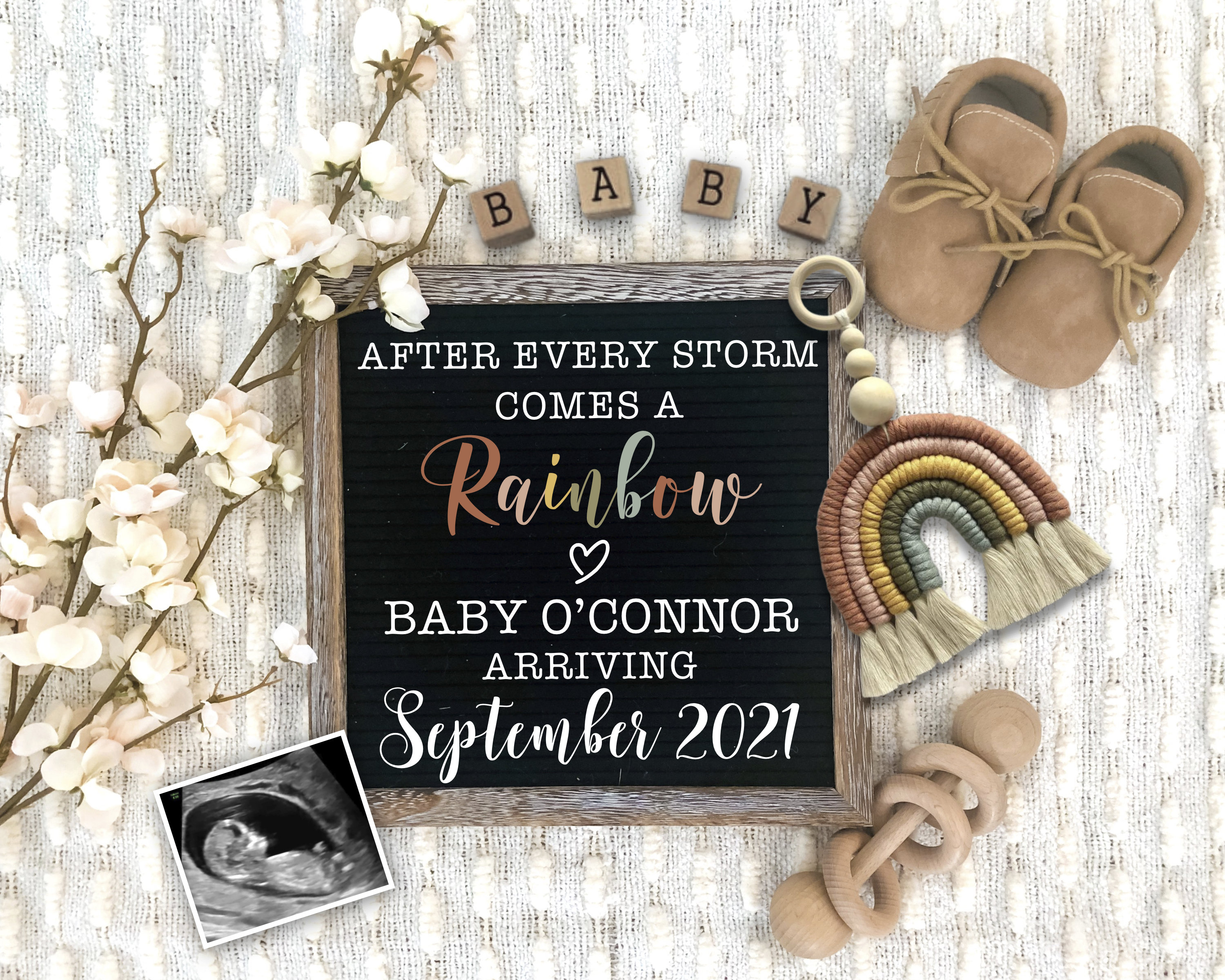 Pregnancy Announcement Digital Download for Social Media Etsy
