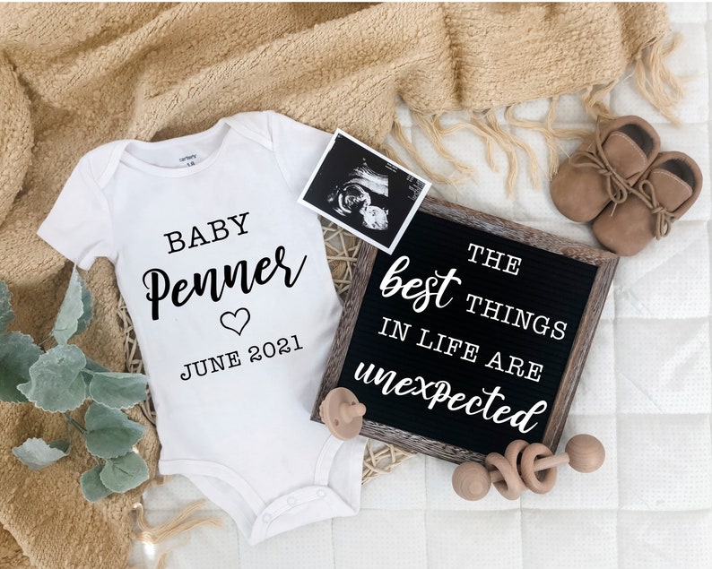 Digital Pregnancy Announcement for Social Media Baby Reveal Etsy
