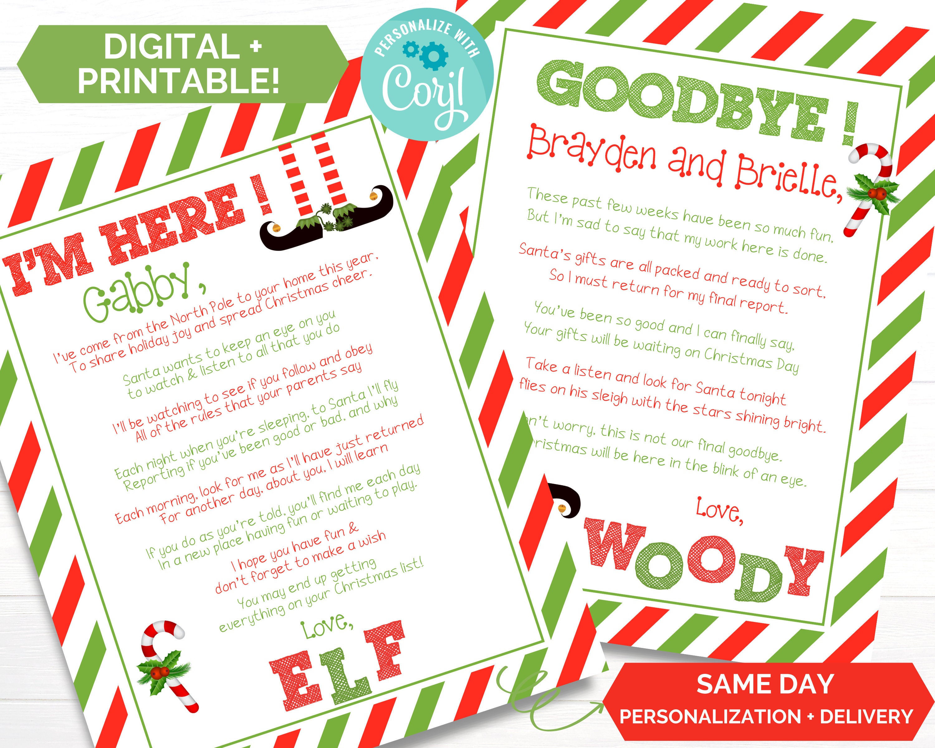Printable Christmas Elf Letters and Activities-christmas & - Etsy
