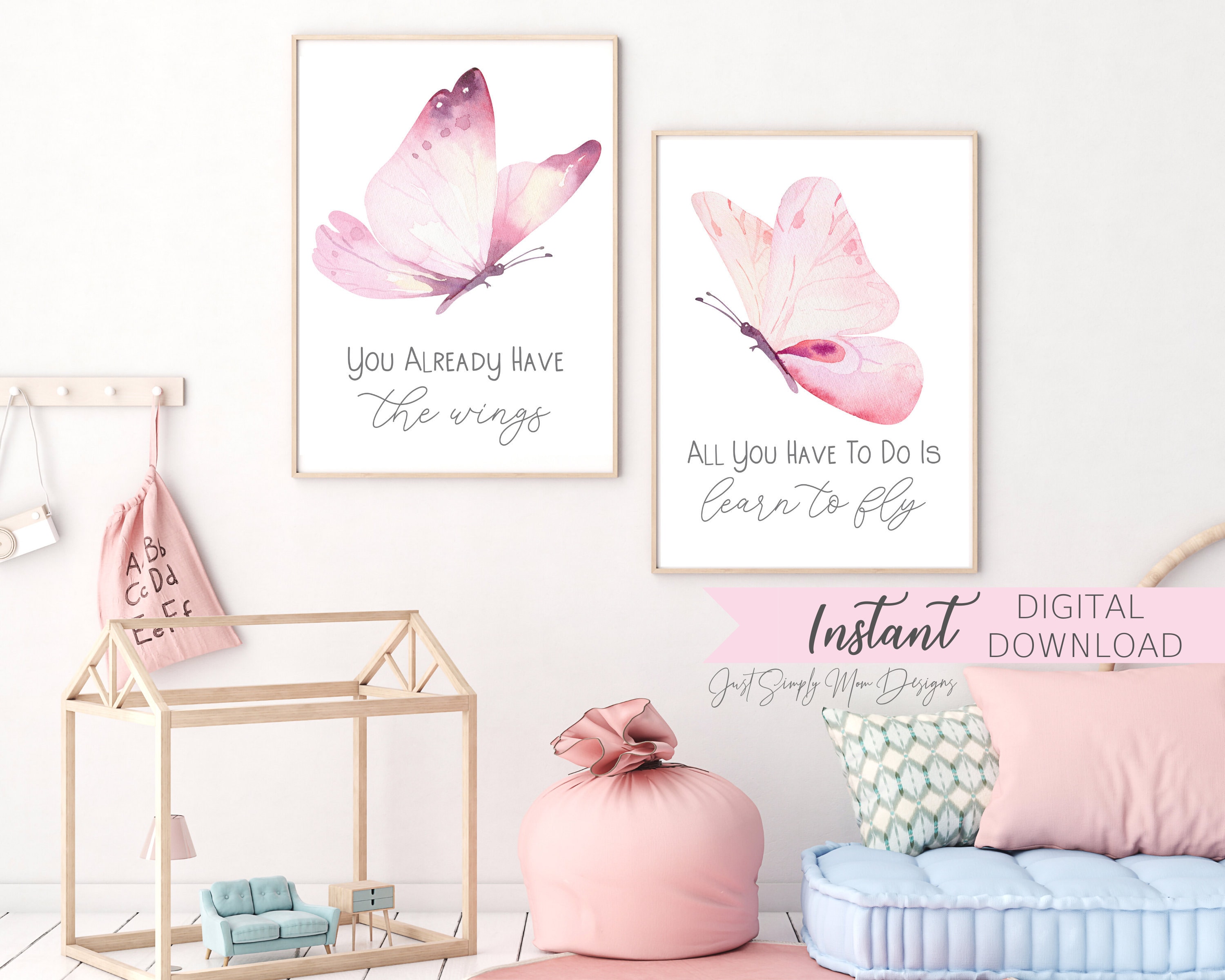 Girl Bedroom Prints, Teenage Girl Room Decor, Nursery Wall Decor Printable,  Quotes Girl Nursery Signs, Girl Wall Art, Girl Prints Download -   Australia