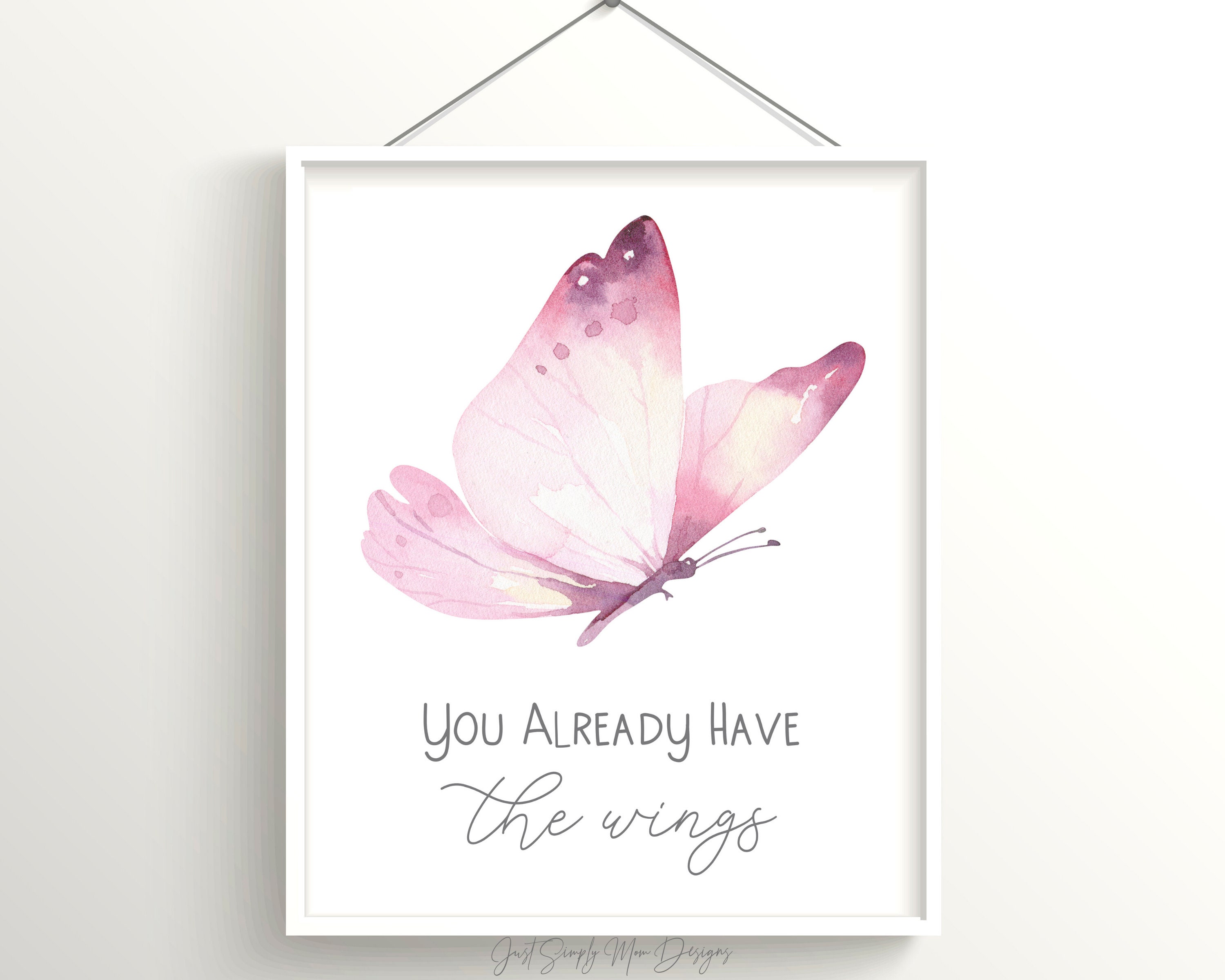 Printable Pink Nursery Wall Decor for Baby Girl Nursery Etsy