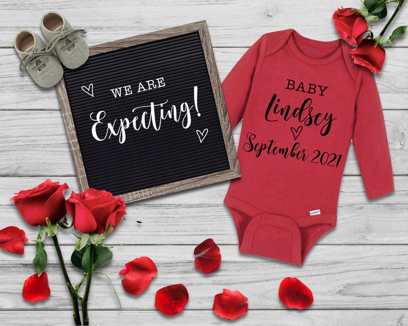 Digital Pregnancy Announcement for Social Media Etsy