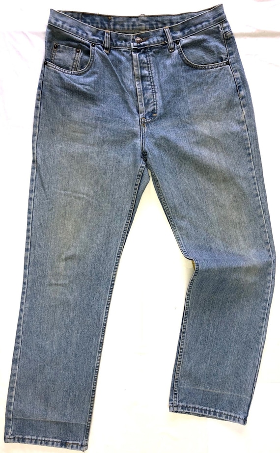 LEVI'S 501 Jeans Men's W32/L32 Straight Leg Whiskers Faded