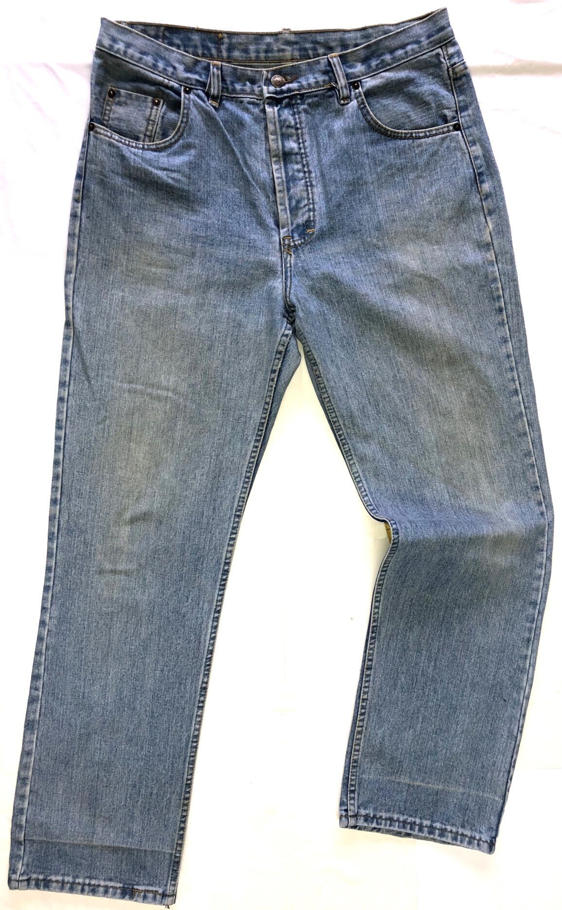 Levi's 501 USA製 W34 L32 Levis 501 Button Fly W32 L34 Distressed Waistband 33.5