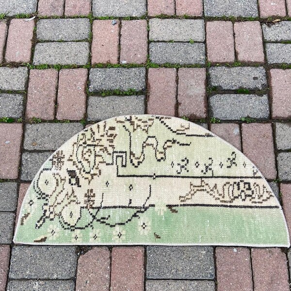 Half Circle Rug Etsy