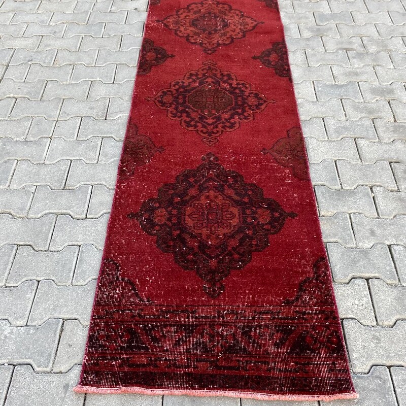 Red Rug Runner - Etsy