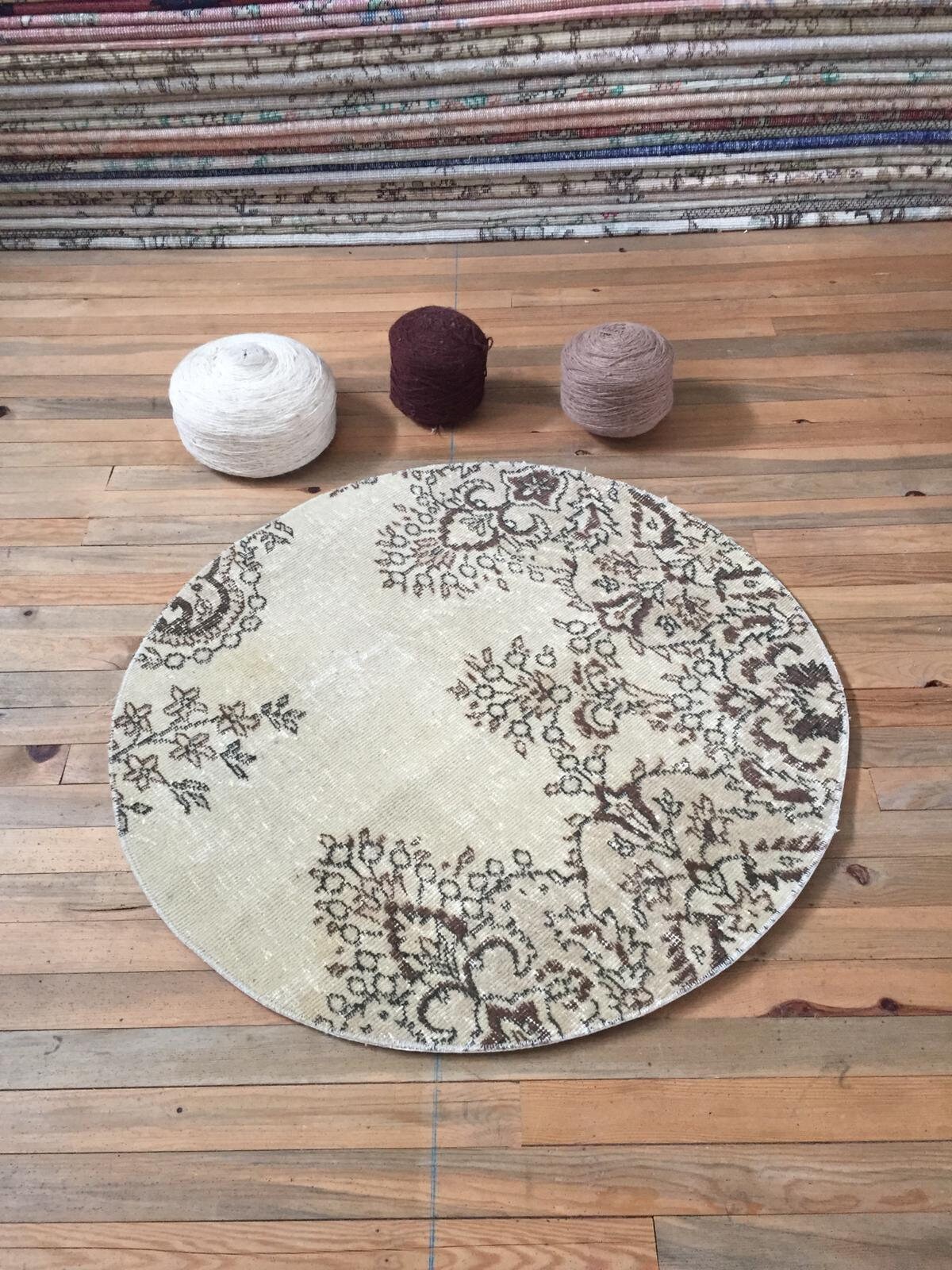 Dekorative Teppich Eingang Teppich 30x30 ft Vintage | Etsy