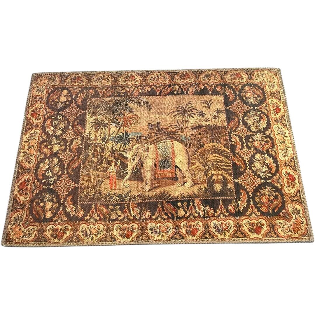 Elephant Pattern Rug: Hand-finished Turkish Decor Rug (2x3 Ft) - Etsy