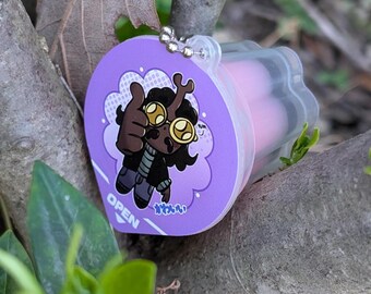 Llavero de gelatina de escarabajo del café