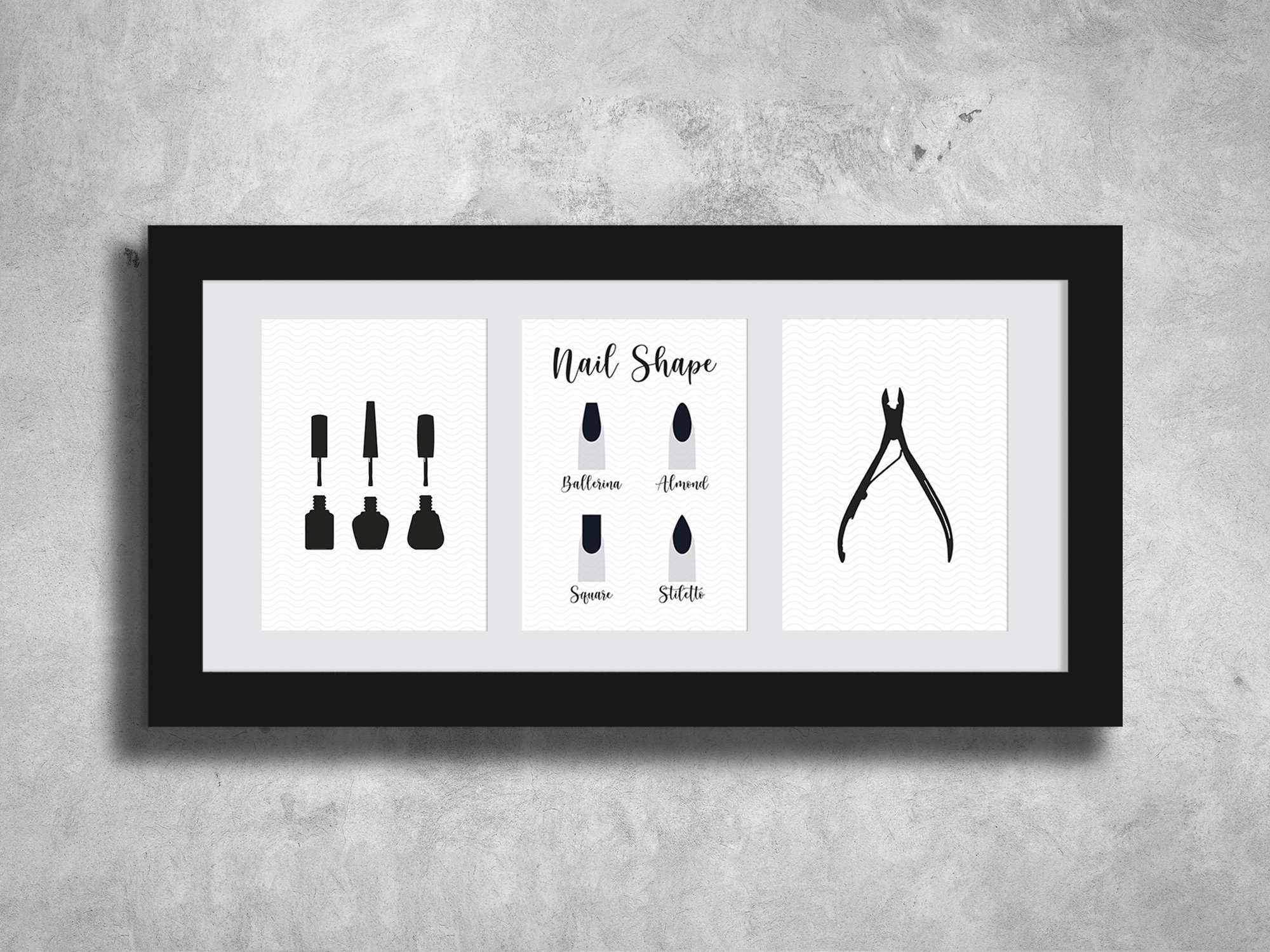 PACK Nail DECOR / Nail Salon Decor / Beauty Salon Decor / Nail | Etsy