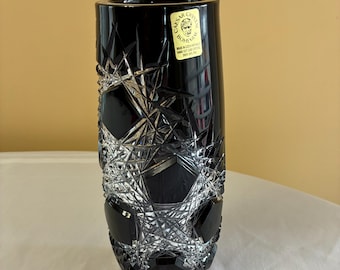 Caesar Crystal Bohemiae Violet to Clear Crystal Mars Bud Vase - Etsy