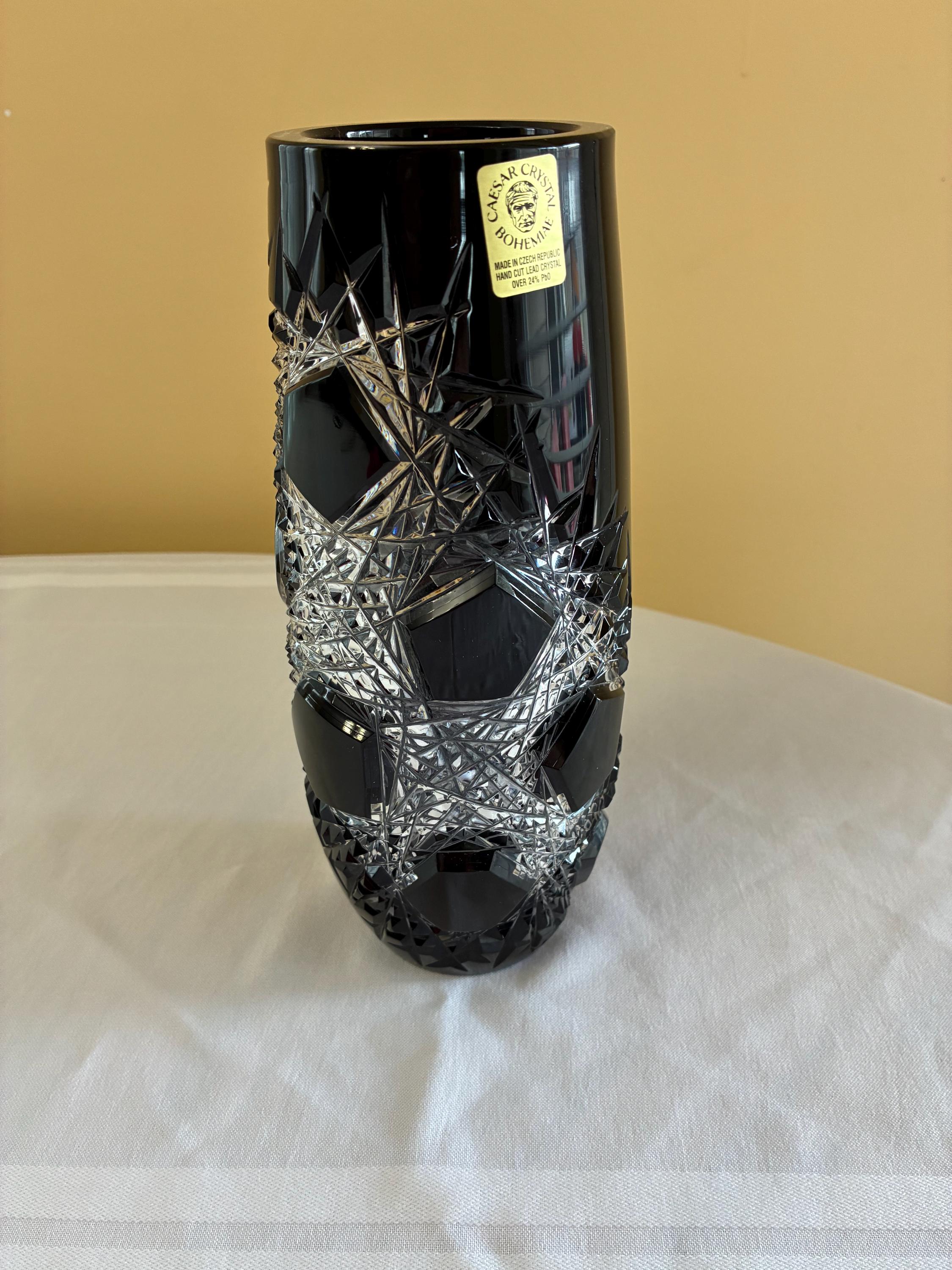 Caesar Crystal Vase - Etsy