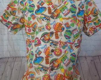 Island Vibes: Tiki-Doki Handmade Men's Cabana Shirt for Relaxed Days