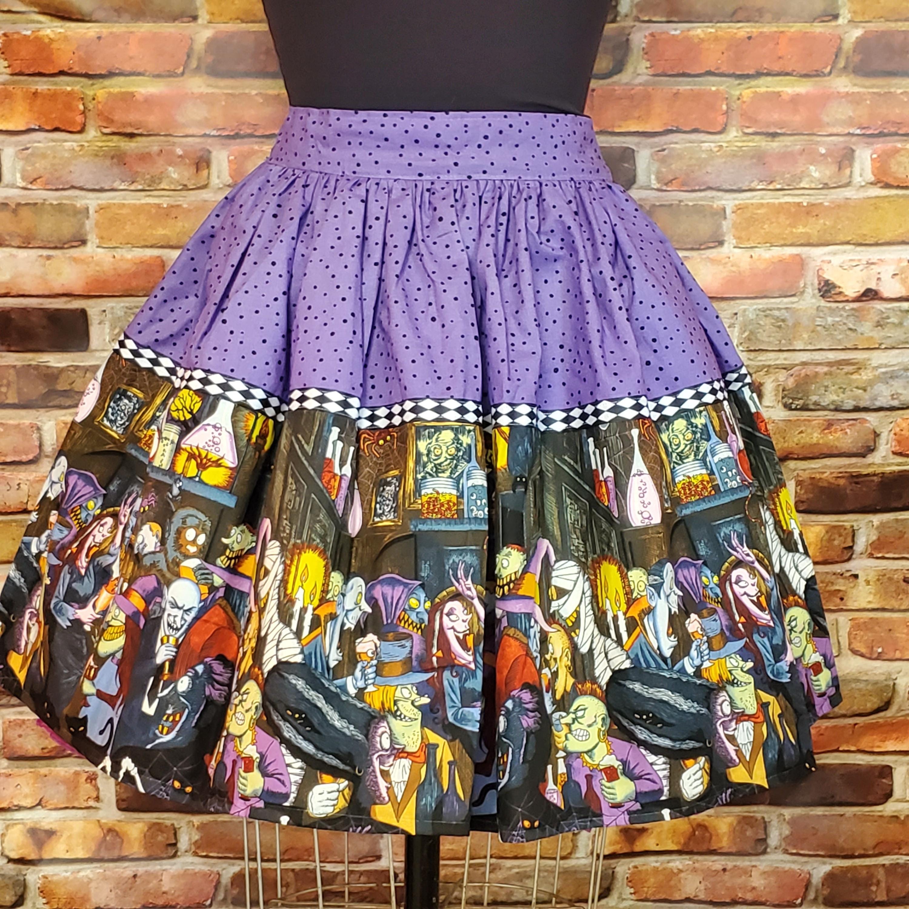 Boo-tiful Style: Happy Hour Handmade Halloween Skirt