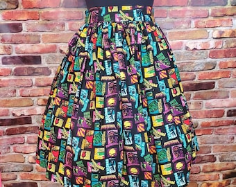 Fearlessly Stylish  Handmade Scream Queen Skirt for Halloween and Beyond