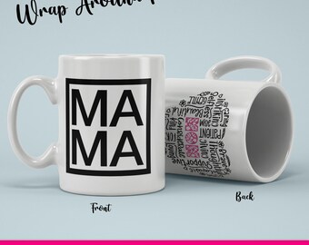 Mama Kaffeebecher, Muttertagsgeschenk, Mama Geburtstagsgeschenk