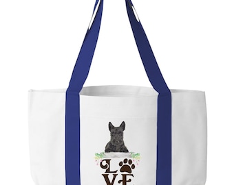 LOVE Scottish Terrier bolso de mano