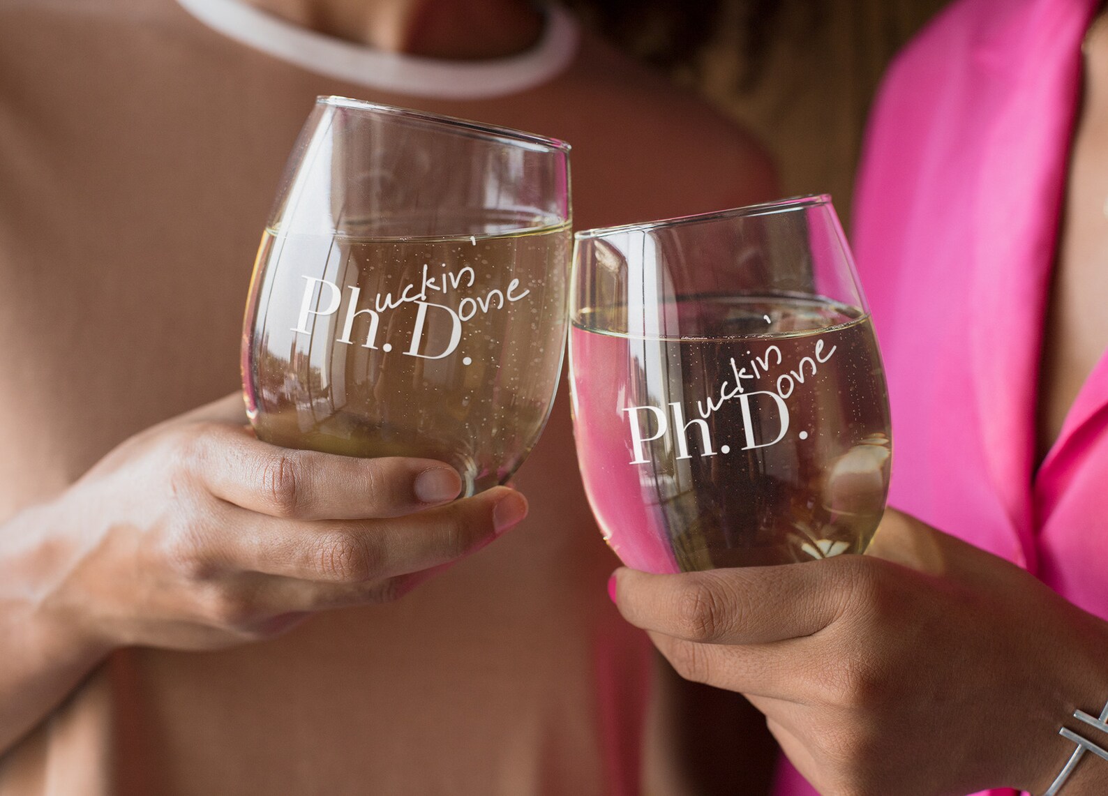 Phd Graduation Gifts Glasses Ware, Stemless Wine Glass, Set of 2 ...