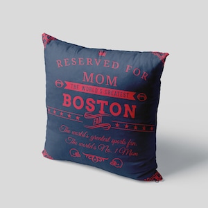 Boston Football Fan Favorite Team Throw Pillow Case for Number One Fans, Customized, Personalize this Item, Sports Art New England