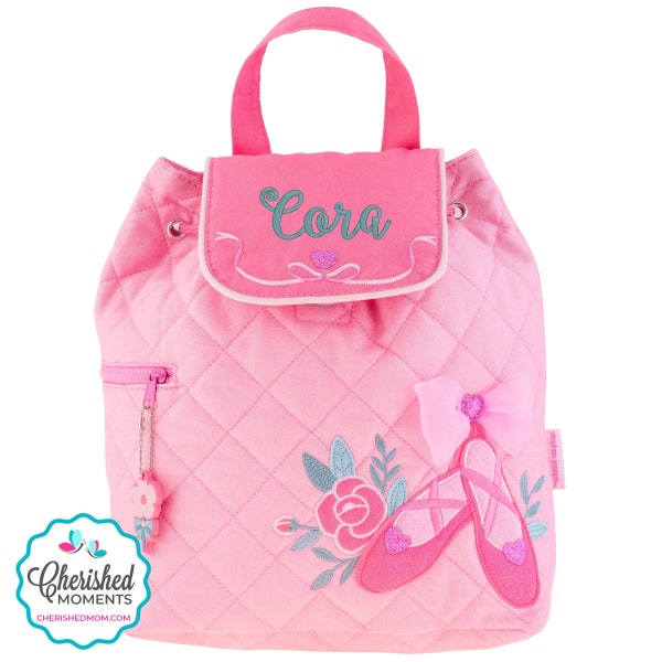 Personalized Pink Ballet Backpack, Dance Bag, Girls Backpack, Ballerina Backpack, Recital Gift, Preschool Girls, Pink Bag, Tablet Backpack