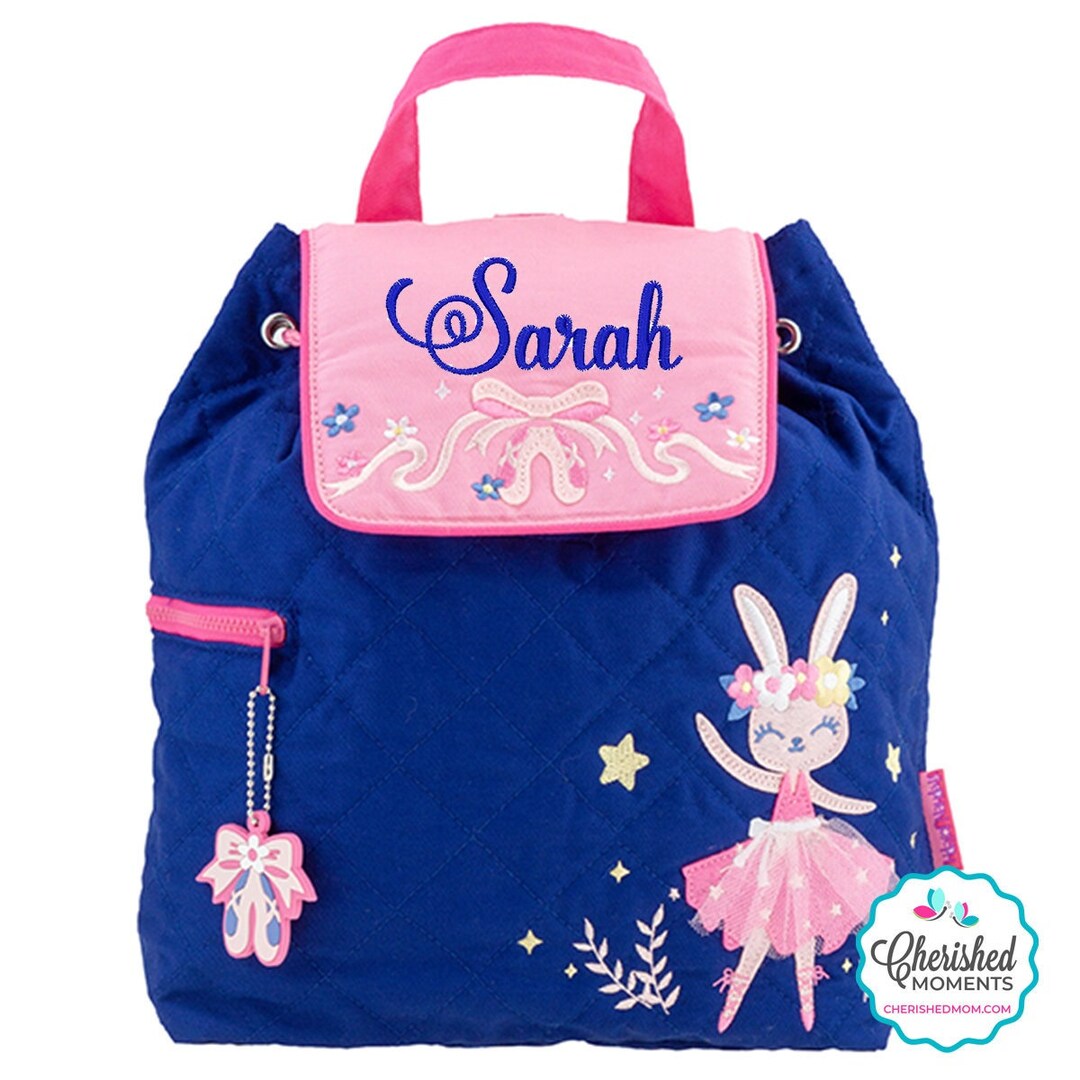 Personalized Bunny Backpack Dance Bag Girls Backpack Etsy