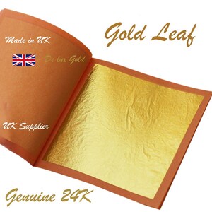 1PCS Food Grade Genuine Gold Leaf Schabin Flakes 2g 24K Gold