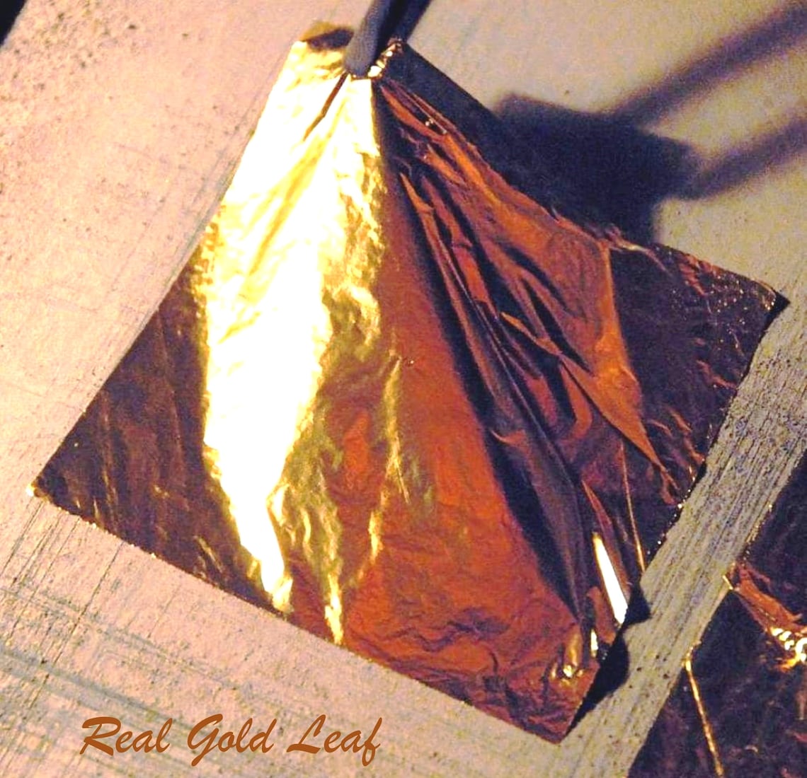 Gold Leaf Kit Includes Genuine Gold Leaf Qty. 5 Sheets 8cm X Etsy