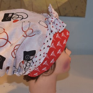 Surgical Scrub Hat, or CHEMO HAT, reversible