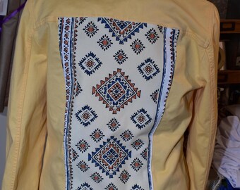 Jacke Handarbeit Patchwork
