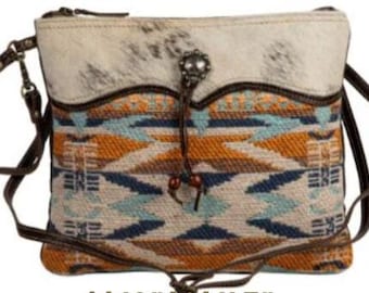BoHo, Crossbody,Handmade ,Denim Unique Purse
